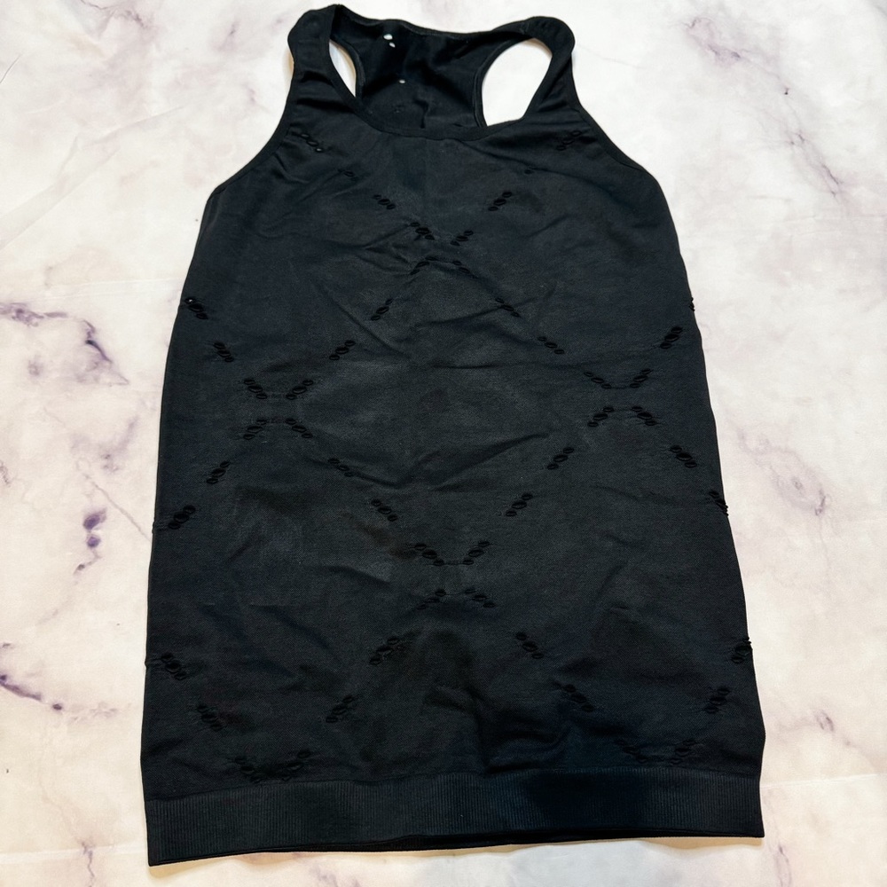 IVY PARK Black Racerback Tank Top